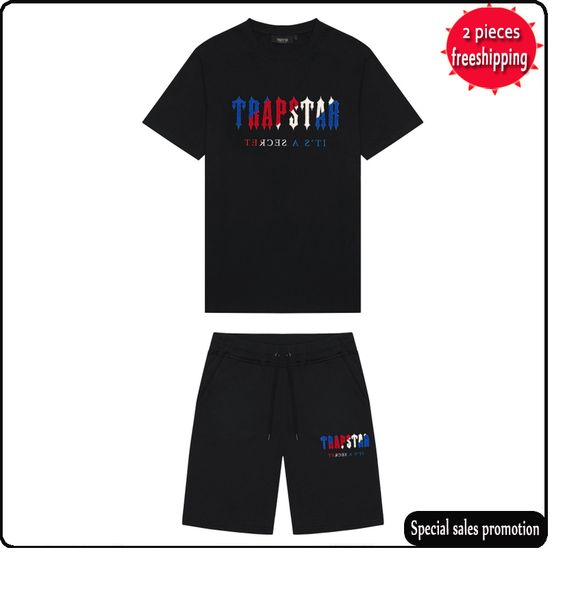 22ss men's new trapstar london t-shirt - black cotton tracksuit set street couple, White;black
22ss men's new trapstar london t-shirt - black cotton tracksuit set street couple, White;black