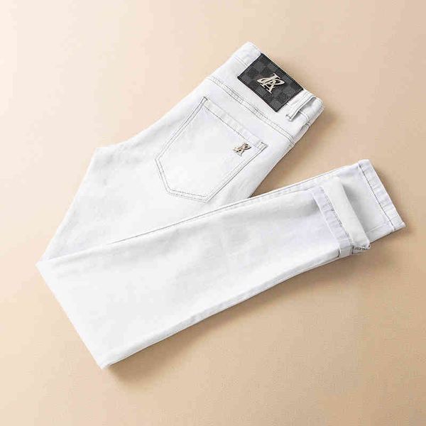 men's clothing brand 2022 autumn and winter men's jeans korean slim fit fashion casual small straight leg denim pants, Blue
men's clothing brand 2022 autumn and winter men's jeans korean slim fit fashion casual small straight leg denim pants, Blue