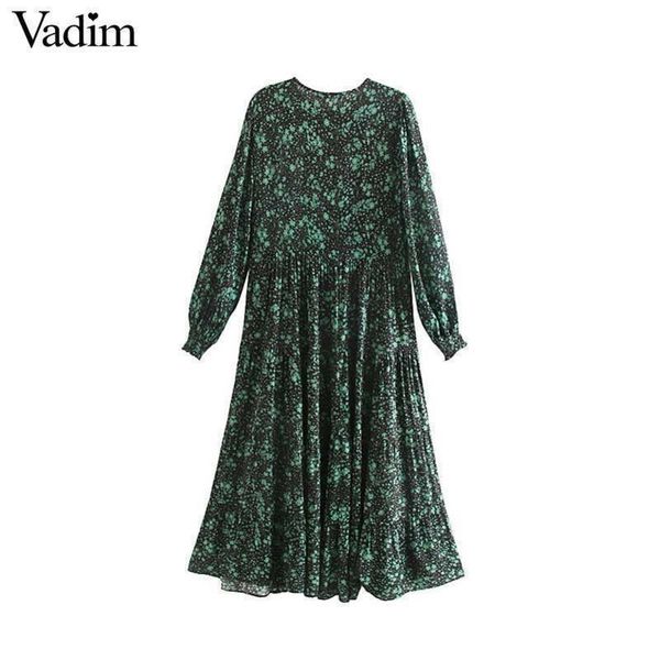women retro floral print midi dress long sleeve o neck pleated vintage female chic casual dresses vestidos 776 y200326, Black;gray
women retro floral print midi dress long sleeve o neck pleated vintage female chic casual dresses vestidos 776 y200326, Black;gray