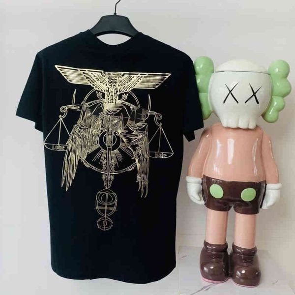 ins selling summer cotton t-shirt men and women bronzing wings print large size sweatshirt fashion brand b22oy loose couple casual shirt top, White;black
ins selling summer cotton t-shirt men and women bronzing wings print large size sweatshirt fashion brand b22oy loose couple casual shirt top, White;black