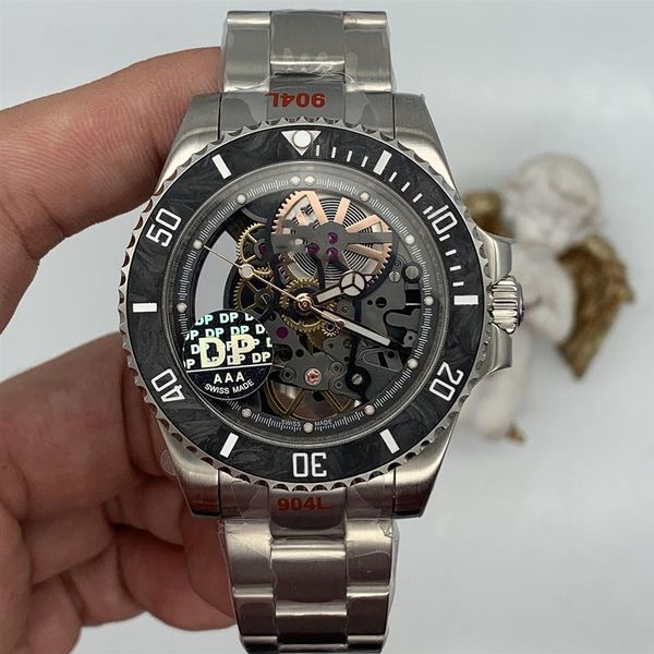 dp 2020 new model quality skeleton dial asia mechanical movement mens wristwatches 44mm mechanical transparent automatic mens296e, Slivery;brown
dp 2020 new model quality skeleton dial asia mechanical movement mens wristwatches 44mm mechanical transparent automatic mens296e, Slivery;brown