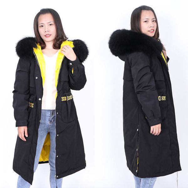 white duck down long jacket ladies winter slim female coat ultra light to keep warm 201103, Black
white duck down long jacket ladies winter slim female coat ultra light to keep warm 201103, Black