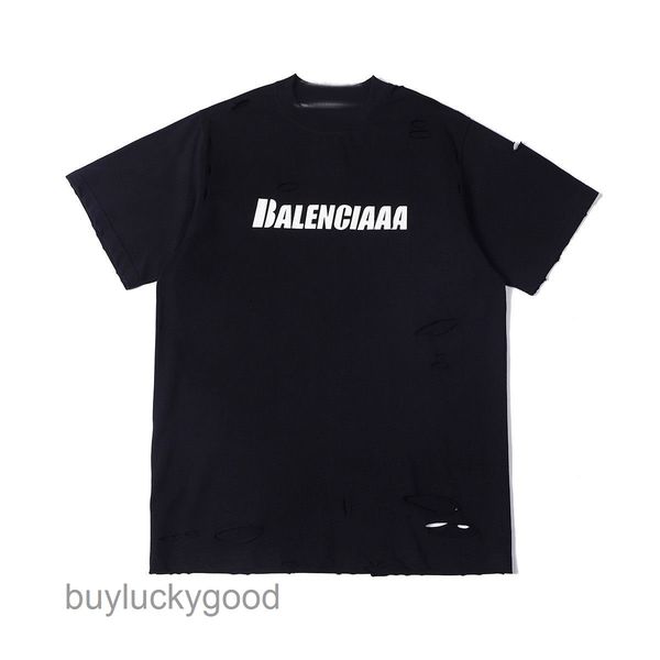 designer bale t shirt paris 2022ss hole pull crack men's and women's versatile short sleeve t-shirt youth print casual summer, White;black
designer bale t shirt paris 2022ss hole pull crack men's and women's versatile short sleeve t-shirt youth print casual summer, White;black