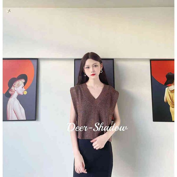 women's knits & tees xiaohe autumn and winter wool v-neck vest knitted sleeveless thickened yangzi yarn pullover ma jianv, White
women's knits & tees xiaohe autumn and winter wool v-neck vest knitted sleeveless thickened yangzi yarn pullover ma jianv, White