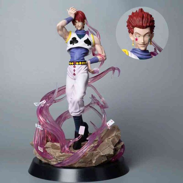 32cm hunter x anime figure gk hisoka with replacement head action pvc collection statue model toys for gifts
32cm hunter x anime figure gk hisoka with replacement head action pvc collection statue model toys for gifts