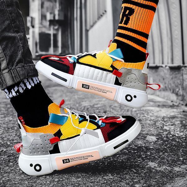 Sneakers Men Shoes PU Leather Personality Color Matching Youth Trend Couple Foreign Trade Explosive Sports Casual Shoes DP361, Clear
Sneakers Men Shoes PU Leather Personality Color Matching Youth Trend Couple Foreign Trade Explosive Sports Casual Shoes DP361, Clear