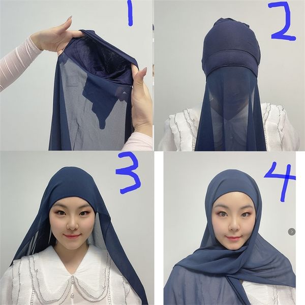 instant hijab with cap heavy chiffon jersey for women veil muslim fashion islam scarf headscarf 220704, Blue;gray
instant hijab with cap heavy chiffon jersey for women veil muslim fashion islam scarf headscarf 220704, Blue;gray