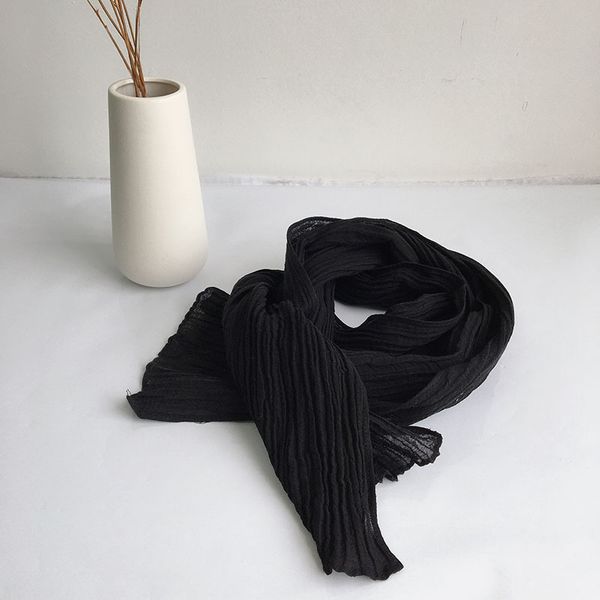 spring and summer retro scarf pleated slender narrow long silk scarf all-match long shawl, Blue;gray
spring and summer retro scarf pleated slender narrow long silk scarf all-match long shawl, Blue;gray
