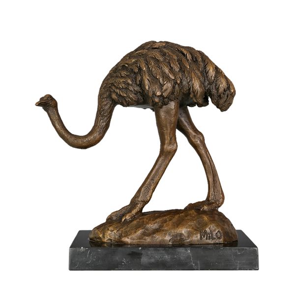 bronze ostrich statue figurine wild animal sculpture for garden indoor decor wildlife art kids birthday gifts, Silver
bronze ostrich statue figurine wild animal sculpture for garden indoor decor wildlife art kids birthday gifts, Silver