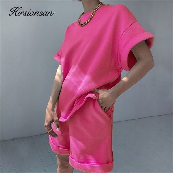 hirsionsan summer cotton sets women casual two pieces short sleeve t shirts and high waist pants solid outfits tracksuit 220509, White
hirsionsan summer cotton sets women casual two pieces short sleeve t shirts and high waist pants solid outfits tracksuit 220509, White