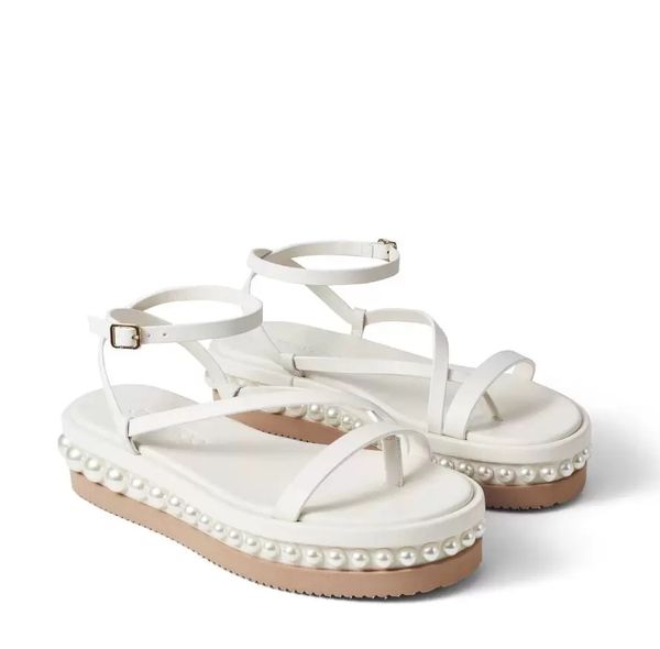 summer style pine sandals wedges flat pearls embellished leather platform pumps luxury brand gladiator sandalias comfort party wedding, Black
summer style pine sandals wedges flat pearls embellished leather platform pumps luxury brand gladiator sandalias comfort party wedding, Black
