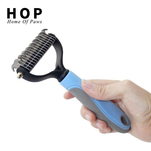 pet beauty tools cat comb hair removal brush needle double-sided274j2954