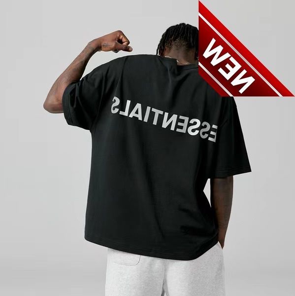 fog reflective letters on the back couple short sleeve essential double thread fee of god men's and women's loose half, White;black
fog reflective letters on the back couple short sleeve essential double thread fee of god men's and women's loose half, White;black
