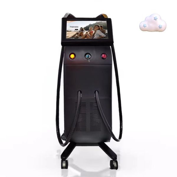 three wavelength 755 808 1064nm diode laser machine single or double handles permanent hair removal aesthetics device with 2 years warranty, Black
three wavelength 755 808 1064nm diode laser machine single or double handles permanent hair removal aesthetics device with 2 years warranty, Black