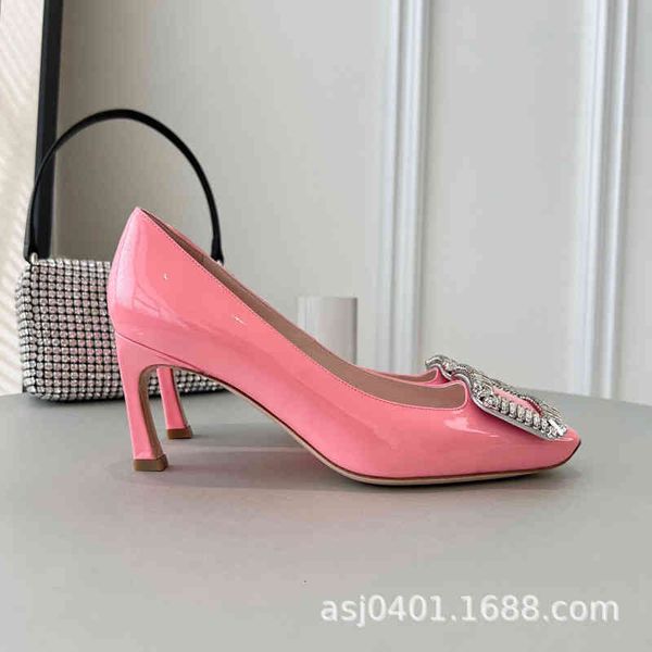 shoes spring dress square head high heels women's thin fashion versatile buckle wedding shallow mouth patent b3za, Black
shoes spring dress square head high heels women's thin fashion versatile buckle wedding shallow mouth patent b3za, Black