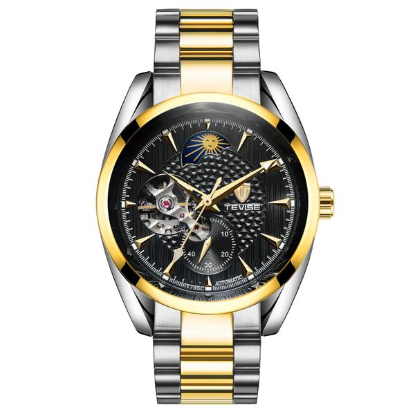 2022 men's watch foreign trade popular lunar leisure watch waterproof steel band mechanical
2022 men's watch foreign trade popular lunar leisure watch waterproof steel band mechanical