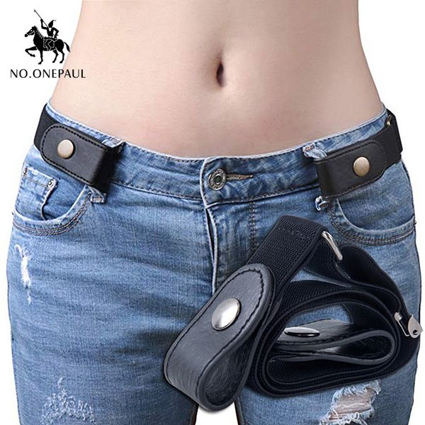 no.onepaul jeans women's punk style buckle-belt dress ladies slim sports trend comfortable elastic no buckle 220411, Black;brown
no.onepaul jeans women's punk style buckle-belt dress ladies slim sports trend comfortable elastic no buckle 220411, Black;brown