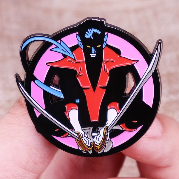 war police mutant hero nightwalker brooch badge backpack lapel pin accessories gift, Blue
war police mutant hero nightwalker brooch badge backpack lapel pin accessories gift, Blue