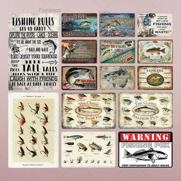 fishing decor vintage tin sign retro metal sign wall decor for lake house cabin fishing gift metal plate
fishing decor vintage tin sign retro metal sign wall decor for lake house cabin fishing gift metal plate