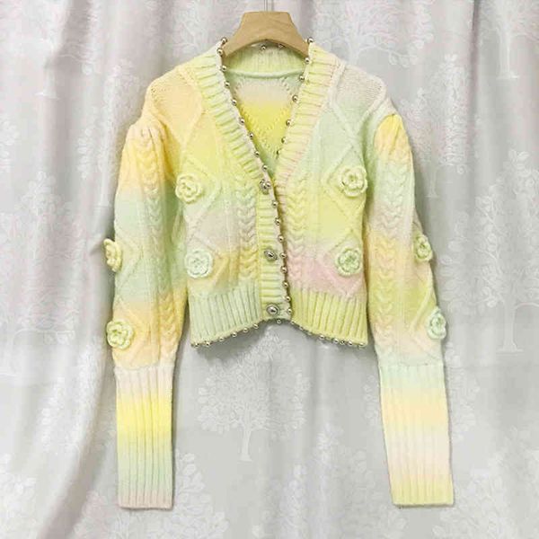 women's sweaters autumn camellia flower small fragrance lovely nail bead gradient knitted cardigan lfq32zb01y424, White;black
women's sweaters autumn camellia flower small fragrance lovely nail bead gradient knitted cardigan lfq32zb01y424, White;black