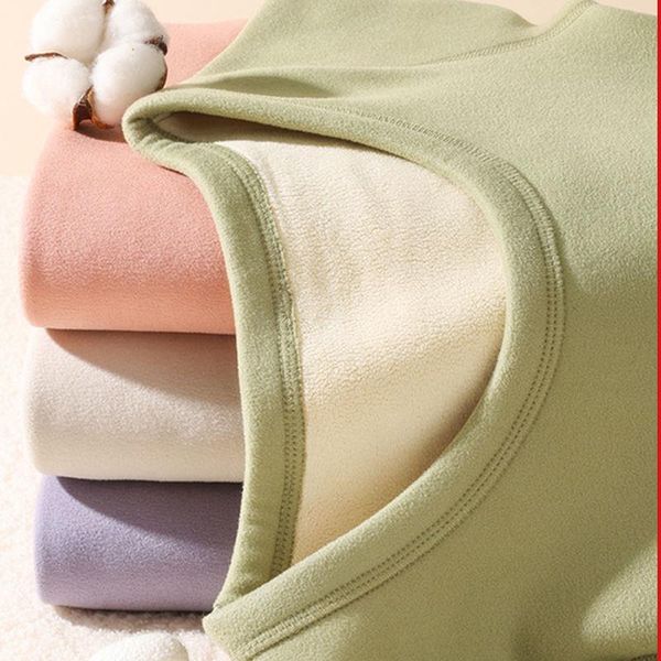 seamless thermal underwear women only velvet autumn clothing plus thickening baby warm, Black;pink
seamless thermal underwear women only velvet autumn clothing plus thickening baby warm, Black;pink