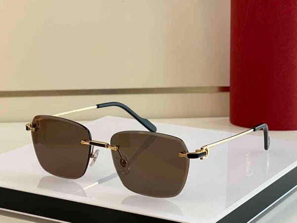 brand vintage rimless sunglasss men metal fashion sun glasses for women retro eyewear brown black sunglass uv400, White;black
brand vintage rimless sunglasss men metal fashion sun glasses for women retro eyewear brown black sunglass uv400, White;black