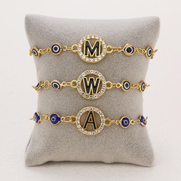 trendy a-z letter strand turkish evil eye bracelet shiny rhinestone lucky blue eyes charm female fashion luxury jewelry gifts, Black
trendy a-z letter strand turkish evil eye bracelet shiny rhinestone lucky blue eyes charm female fashion luxury jewelry gifts, Black