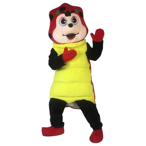 performance ladybug mascot costumes christmas halloween fancy party dress cartoon character carnival xmas advertising birthday party costume, Red;yellow
performance ladybug mascot costumes christmas halloween fancy party dress cartoon character carnival xmas advertising birthday party costume, Red;yellow