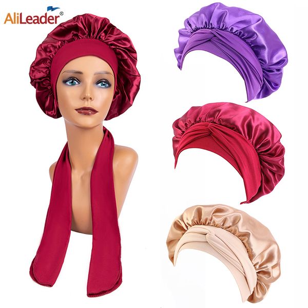 accessories new large satin bonnet silk night sleeping cap long satin bonnet with head tie band bonet edge wrap for women curly braid, Silver
accessories new large satin bonnet silk night sleeping cap long satin bonnet with head tie band bonet edge wrap for women curly braid, Silver