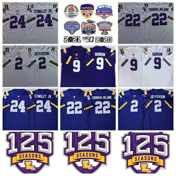 ncaa football lsu tigers college 24 derek stingley jr jerseys 22 clyde edwards-helaire 2 justin jefferson 9 joe burrow burreaux university a, Black
ncaa football lsu tigers college 24 derek stingley jr jerseys 22 clyde edwards-helaire 2 justin jefferson 9 joe burrow burreaux university a, Black