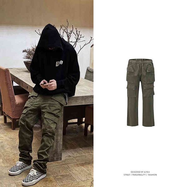 vibe style guochao high street pants wang yibo same american fried multi pocket overalls men's fashion brand, White;black
vibe style guochao high street pants wang yibo same american fried multi pocket overalls men's fashion brand, White;black