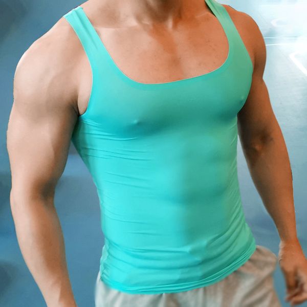 undershirts men's seamless vest men's sleeveless t-shirt slim shirt wide shoulder singlet silk tank plus size lingerie homme, Black;brown
undershirts men's seamless vest men's sleeveless t-shirt slim shirt wide shoulder singlet silk tank plus size lingerie homme, Black;brown