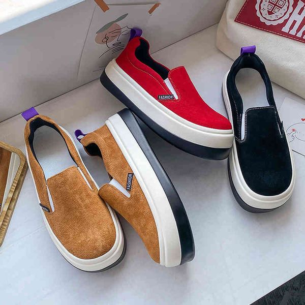dress shoes women's bread shoes autumn winter korean versatile leather casual thick soled student board trend 49wm, Black
dress shoes women's bread shoes autumn winter korean versatile leather casual thick soled student board trend 49wm, Black