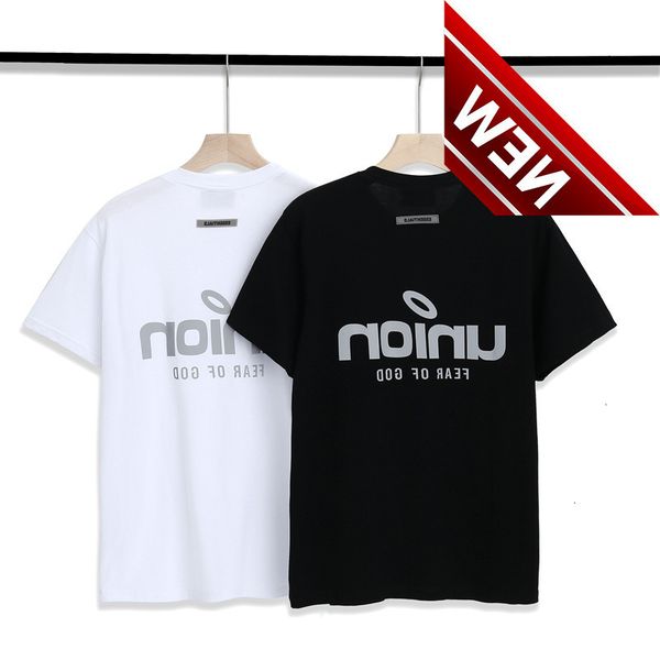 2022 summer reflective fog short sleeve t-shirt men's and women's fashion brand high street essentials round neck loose half, White;black
2022 summer reflective fog short sleeve t-shirt men's and women's fashion brand high street essentials round neck loose half, White;black