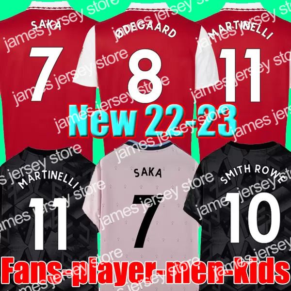 james 21 22 23 smith rowe pepe saka soccer jersey fans player version odegaard thomas martinelli tierney 2021 2022 2023 football kits shirt, Black;yellow
james 21 22 23 smith rowe pepe saka soccer jersey fans player version odegaard thomas martinelli tierney 2021 2022 2023 football kits shirt, Black;yellow