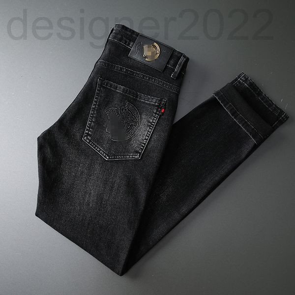 men's jeans designer autumn jeans men's slim fit little feet international special korean version brand printing medusa nyew, Blue
men's jeans designer autumn jeans men's slim fit little feet international special korean version brand printing medusa nyew, Blue
