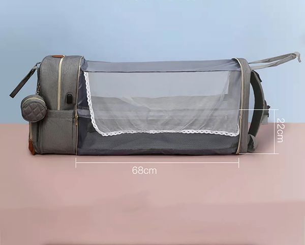 mummy bag designer backpack foldable crib high capacity multifunctional mother and baby bag detachable coin purse travel bag insulation milk
mummy bag designer backpack foldable crib high capacity multifunctional mother and baby bag detachable coin purse travel bag insulation milk