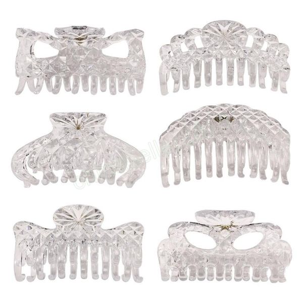 bow-tie crown lace wave pumpkin shaped hair clamps transparent crystal face large plastic grab hair claw clips bath ponytail scrunchies head, Slivery;golden
bow-tie crown lace wave pumpkin shaped hair clamps transparent crystal face large plastic grab hair claw clips bath ponytail scrunchies head, Slivery;golden