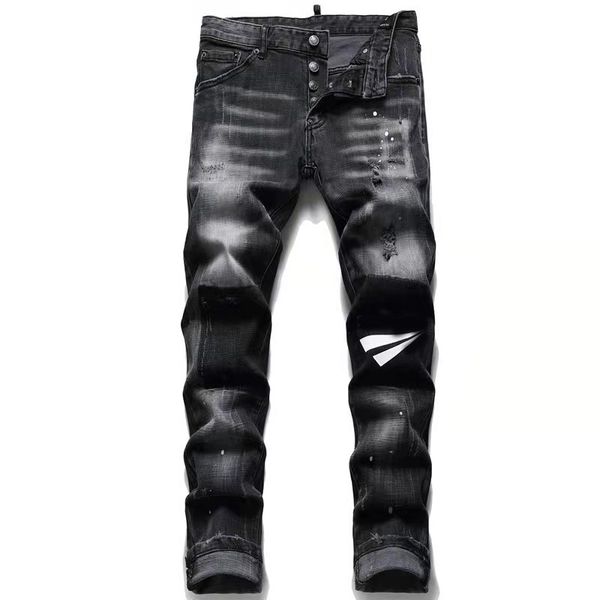 fashion pants men jeans distressed ripped biker slim fit motorcycle biker denim for fashion mans black pants, Blue
fashion pants men jeans distressed ripped biker slim fit motorcycle biker denim for fashion mans black pants, Blue