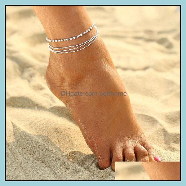anklets jewelry crystal anklet foot chain summer sier beaded bracelet charm beach wedding gift drop delivery 2021 vzoen, Red;blue
anklets jewelry crystal anklet foot chain summer sier beaded bracelet charm beach wedding gift drop delivery 2021 vzoen, Red;blue