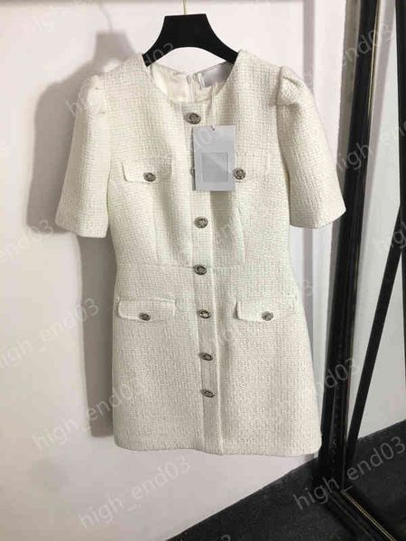 designer womens dresses c..el custom silver button celebrity tweed white short sleeve dress luxury women clothing apparel, Black;gray
designer womens dresses c..el custom silver button celebrity tweed white short sleeve dress luxury women clothing apparel, Black;gray