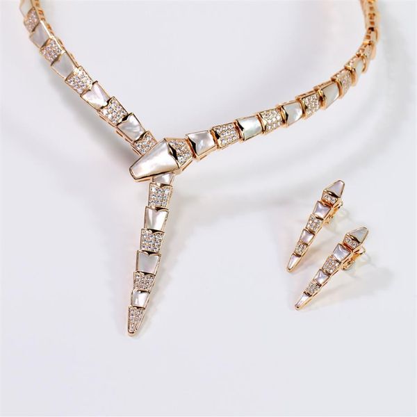 europe america designer jewelry sets fashion lady women brass 18k gold setting diamond mother of pearl snake shape wide chain dinn2736, Silver
europe america designer jewelry sets fashion lady women brass 18k gold setting diamond mother of pearl snake shape wide chain dinn2736, Silver