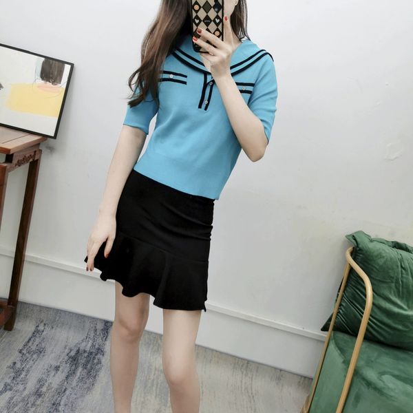 601 l 2022 runway summer brand same style sweater pink lapel neck short sleeve women's sweaters yingjie, White;black
601 l 2022 runway summer brand same style sweater pink lapel neck short sleeve women's sweaters yingjie, White;black