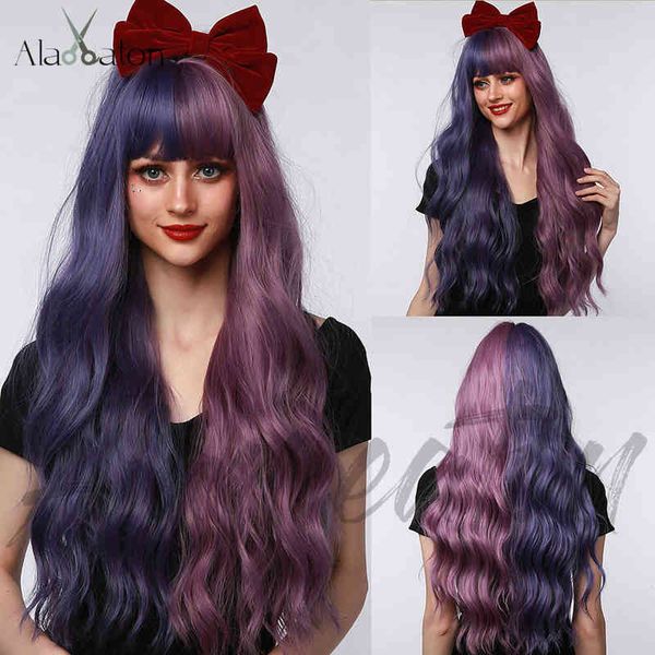 halloween wig female blue purple yin yang head long curly hair qi bangs wig cospaly 220527, Black
halloween wig female blue purple yin yang head long curly hair qi bangs wig cospaly 220527, Black