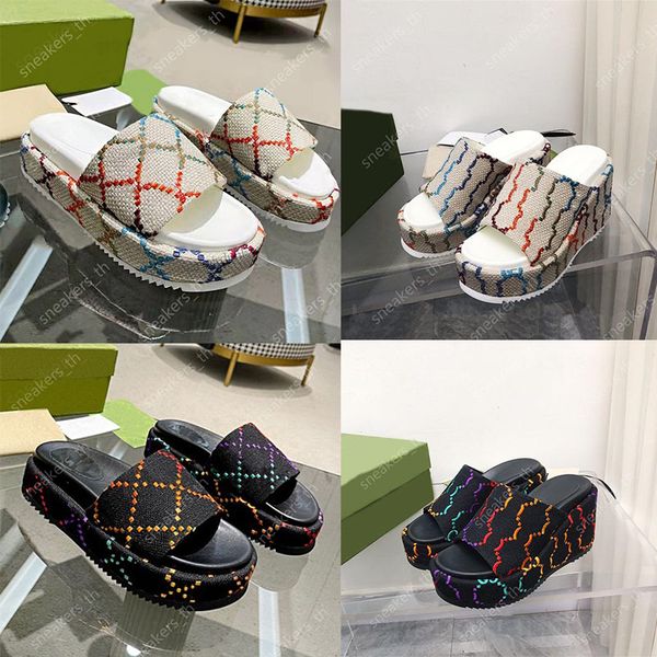 designer slippers women platform sandals letter embroidery slides multicolor linen slipper ladies wedges sandal double g slide men non-slip, Black
designer slippers women platform sandals letter embroidery slides multicolor linen slipper ladies wedges sandal double g slide men non-slip, Black