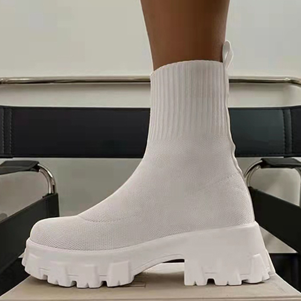 women boots autumn winter boots slip on knitted socks shoes women 2022 platform boots with heels botas de mujer female botines, Black
women boots autumn winter boots slip on knitted socks shoes women 2022 platform boots with heels botas de mujer female botines, Black