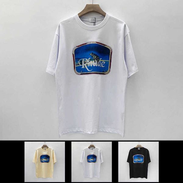 newtrendy rh limited rhude leisure high street hip hop summer new loose round neck short sleeve t-shirt, White;black
newtrendy rh limited rhude leisure high street hip hop summer new loose round neck short sleeve t-shirt, White;black