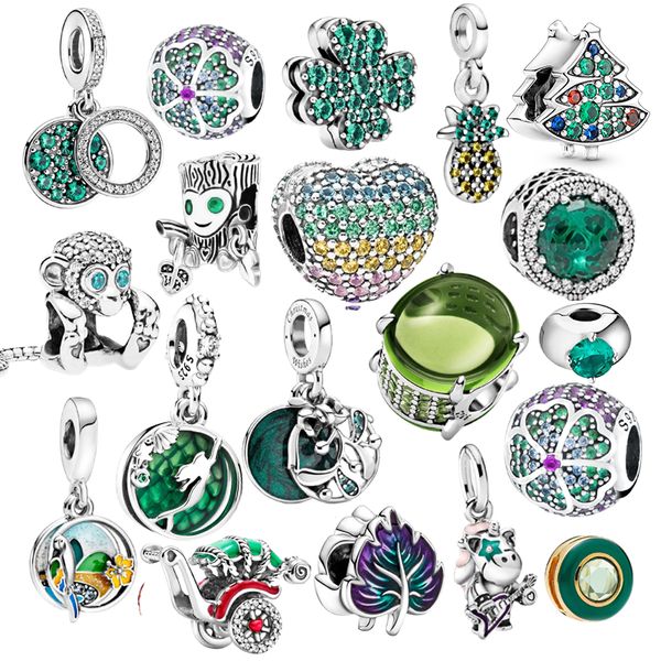 925 sterling silver charms green series flower tree apple pendant diy fine beads fit original pandora charms bracelet women jewelry, Bronze;silver
925 sterling silver charms green series flower tree apple pendant diy fine beads fit original pandora charms bracelet women jewelry, Bronze;silver