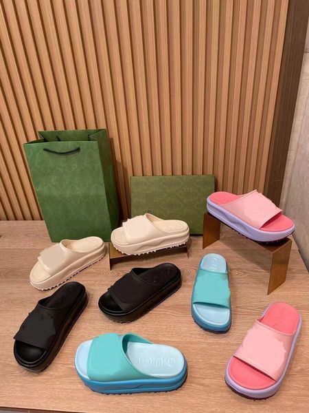 thick bottom designer slippers fashion soft foam rubber wedges sandals for women girls pantoufle miami summer beach shoes with box, Black
thick bottom designer slippers fashion soft foam rubber wedges sandals for women girls pantoufle miami summer beach shoes with box, Black