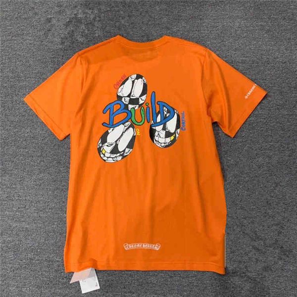 trendy chiome summer orange graffiti print men's and women's casual short sleeve t, White;black
trendy chiome summer orange graffiti print men's and women's casual short sleeve t, White;black